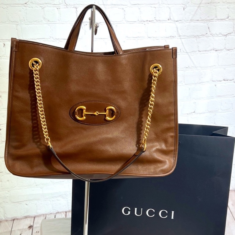 GUCCI Leather Tote